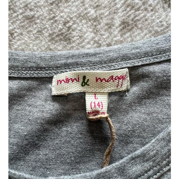 NWT Mimi and Maggie Gray New Dawn T-Shirt, Size L (14) - Picture 2 of 9